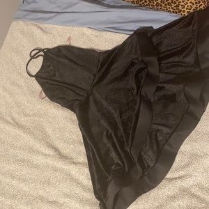 Agaci medium velvet black dress